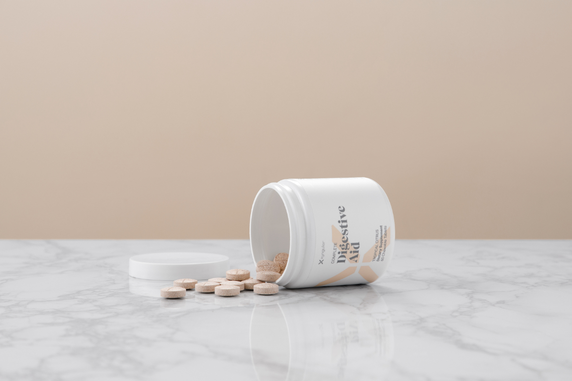 Xyngular Complete Digestive Aid was created to offer immediate impact and relief to not only support gut comfort as well as optimize nutrient absorption but also as a way to ease occasional bloating discomfort.